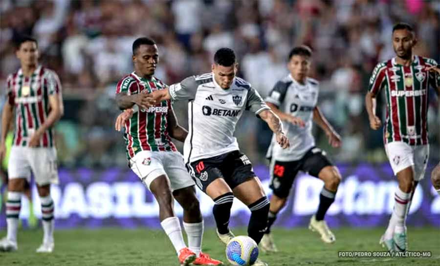 Em jogo muito movimentado, Fluminense e Atlético-MG empatam em Cariacica