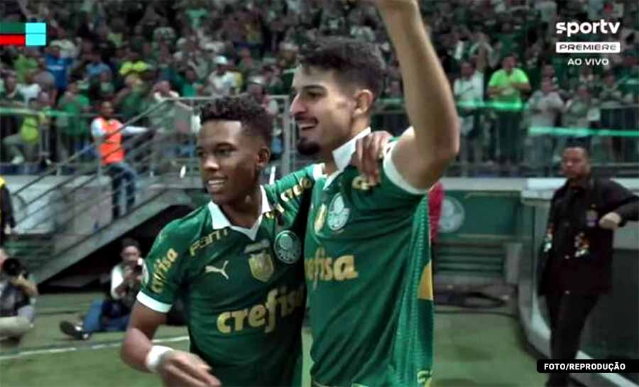 Palmeiras vence Atlético-GO e assume liderança provisória do Brasileiro