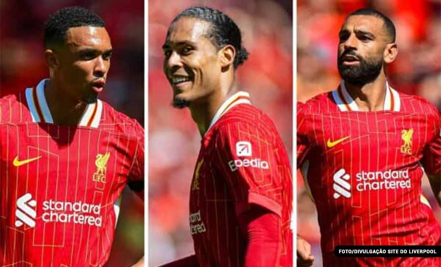 Torcida do Liverpool exige renovação de Salah, Alexander-Arnold e Van Dijk: “Dê o dinheiro”