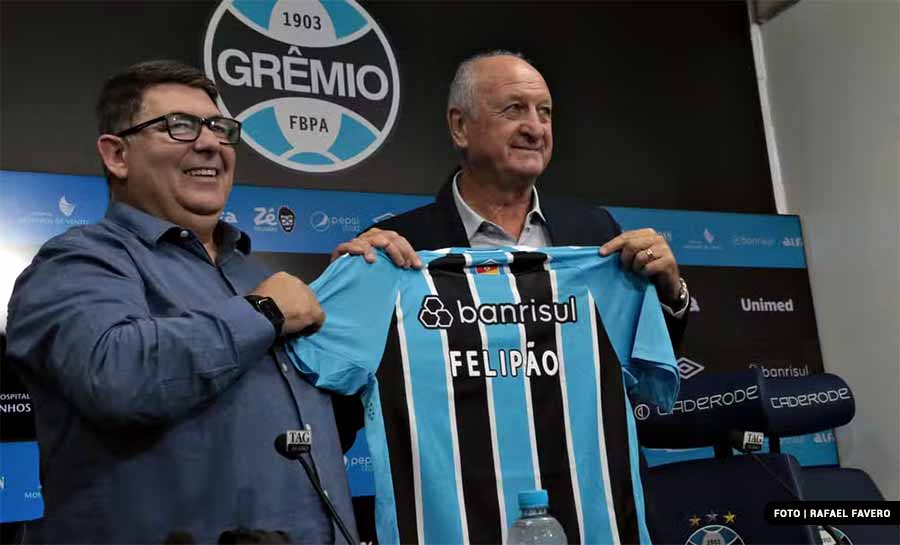 Felipão garante autonomia de Mano no retorno ao Grêmio e diz: “Não quero ser técnico”